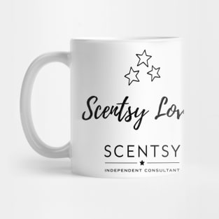 Scentsy lover with stars and scentsy independent consultant logo Mug